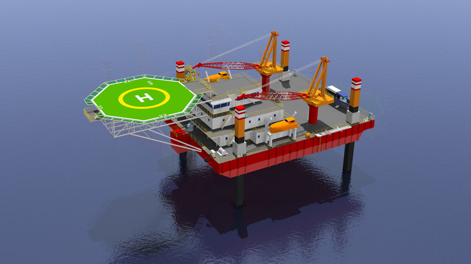 jackup-barge image